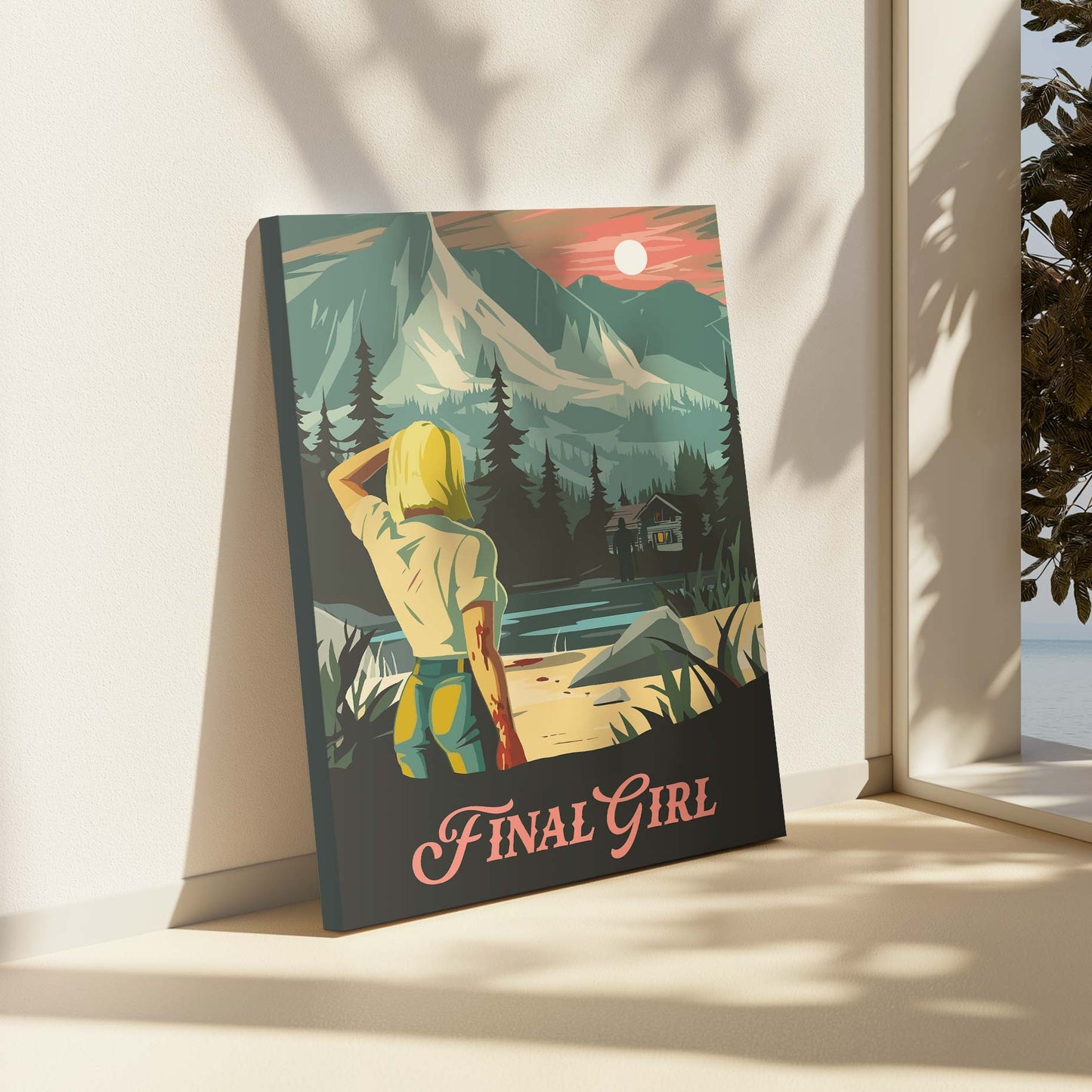 Final Girl - Unofficial Inspired Canvas Art