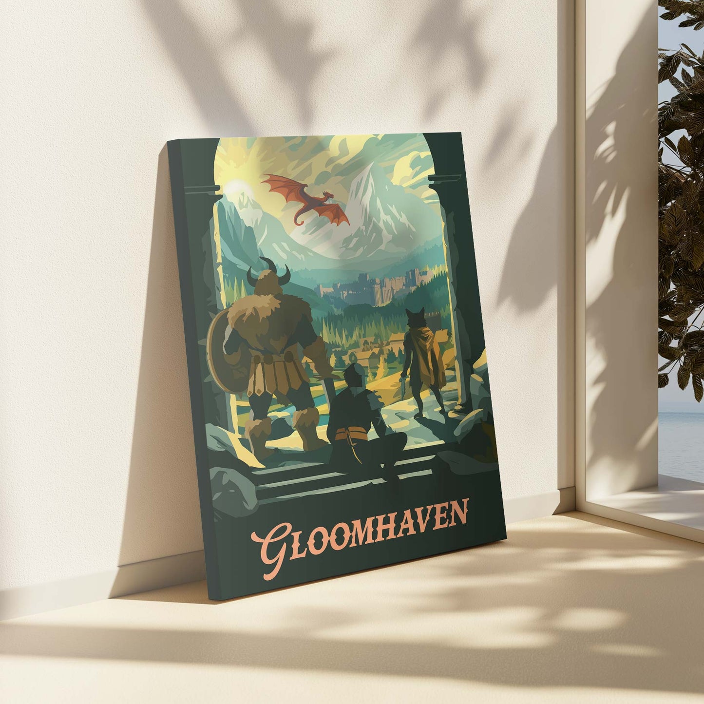 Gloomhaven - Unofficial Inspired Canvas Art