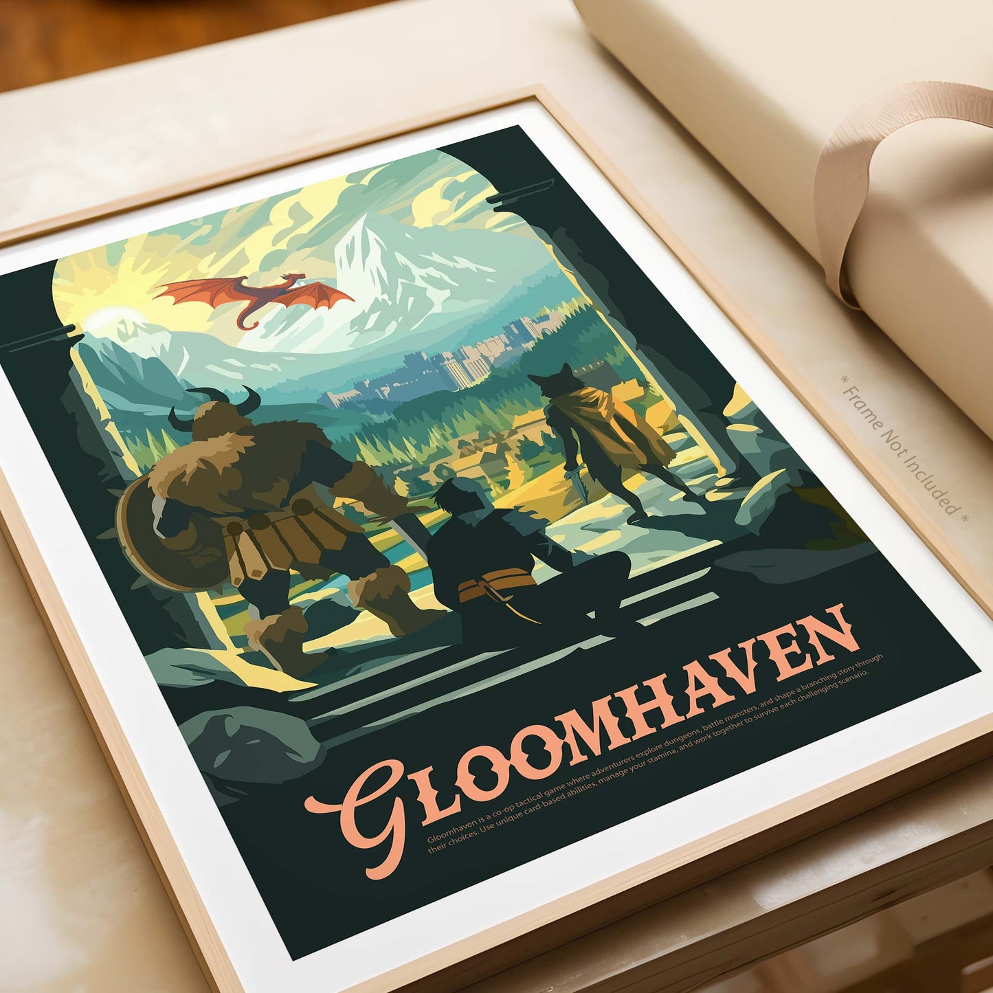 Gloomhaven - Unofficial Inspired Matte Poster