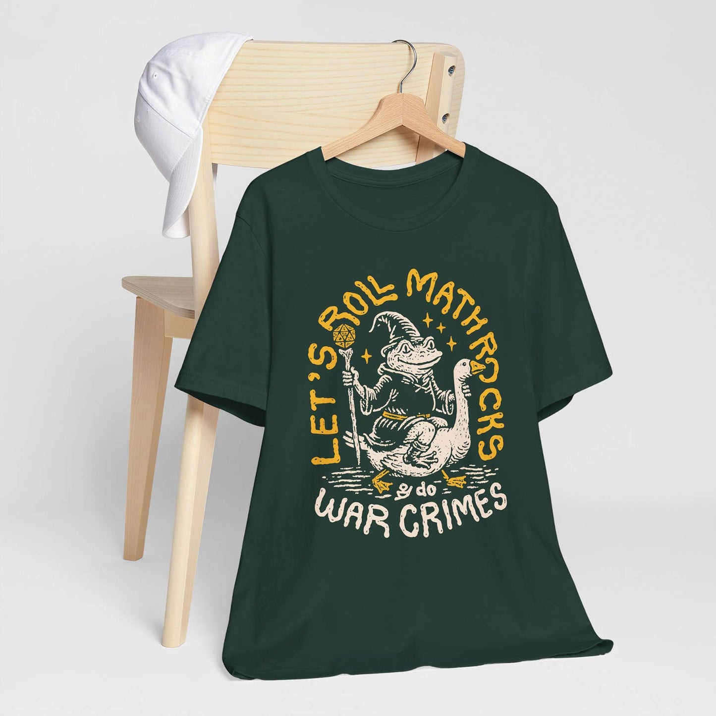 Let’s Roll Math Rocks & Do War Crimes Unisex Tee