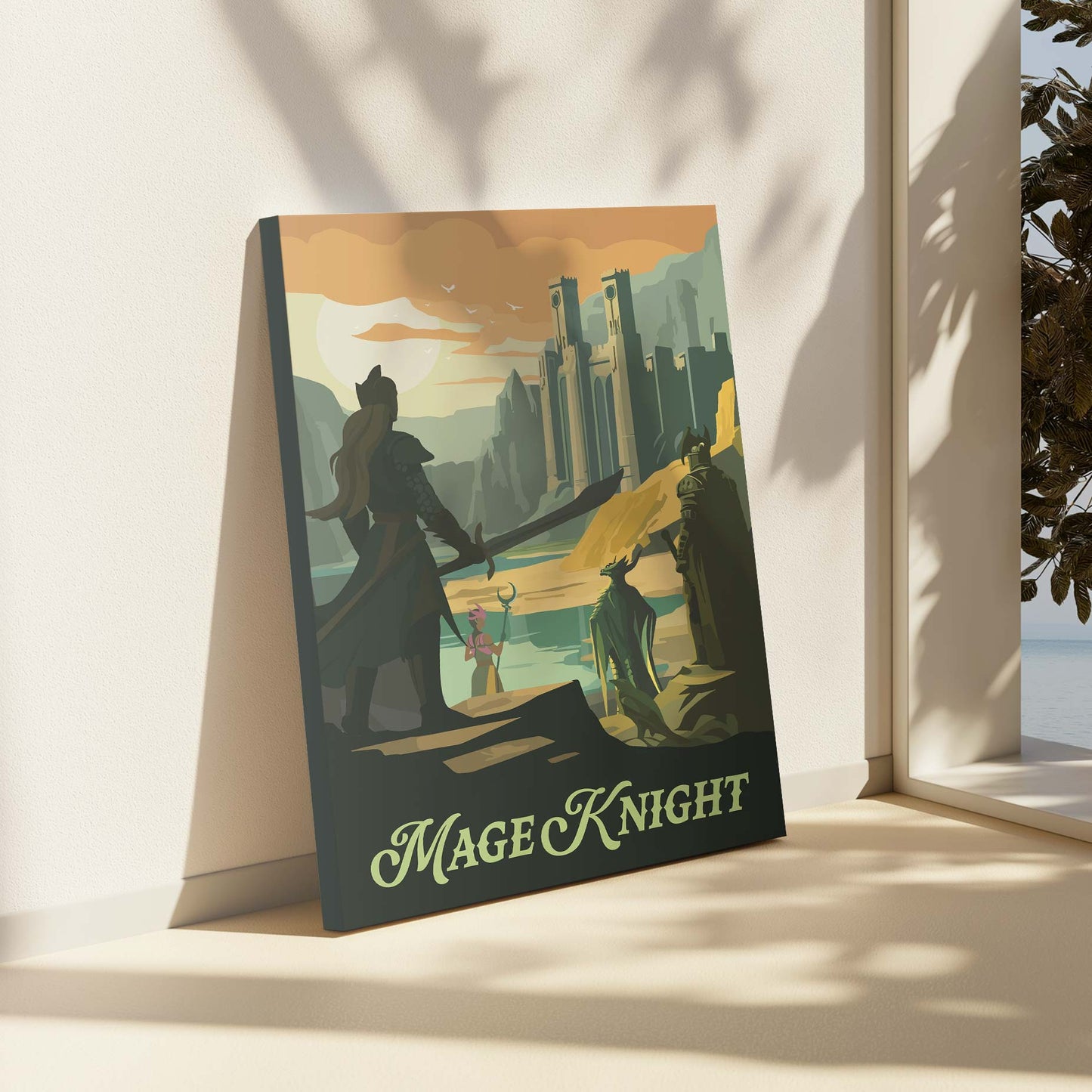 Mage Knight - Unofficial Inspired Canvas Art