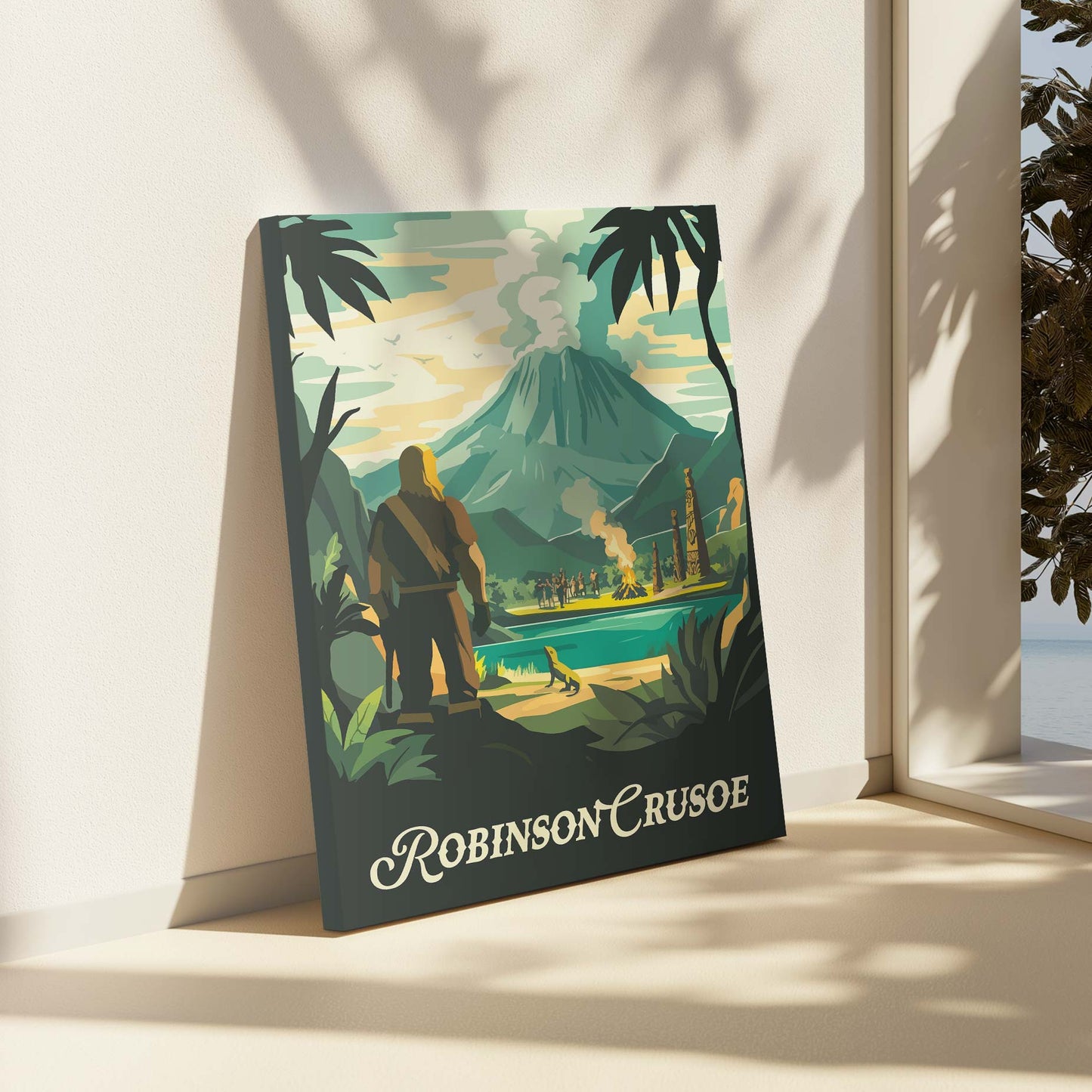 Robinson Crusoe - Unofficial Inspired Canvas Art