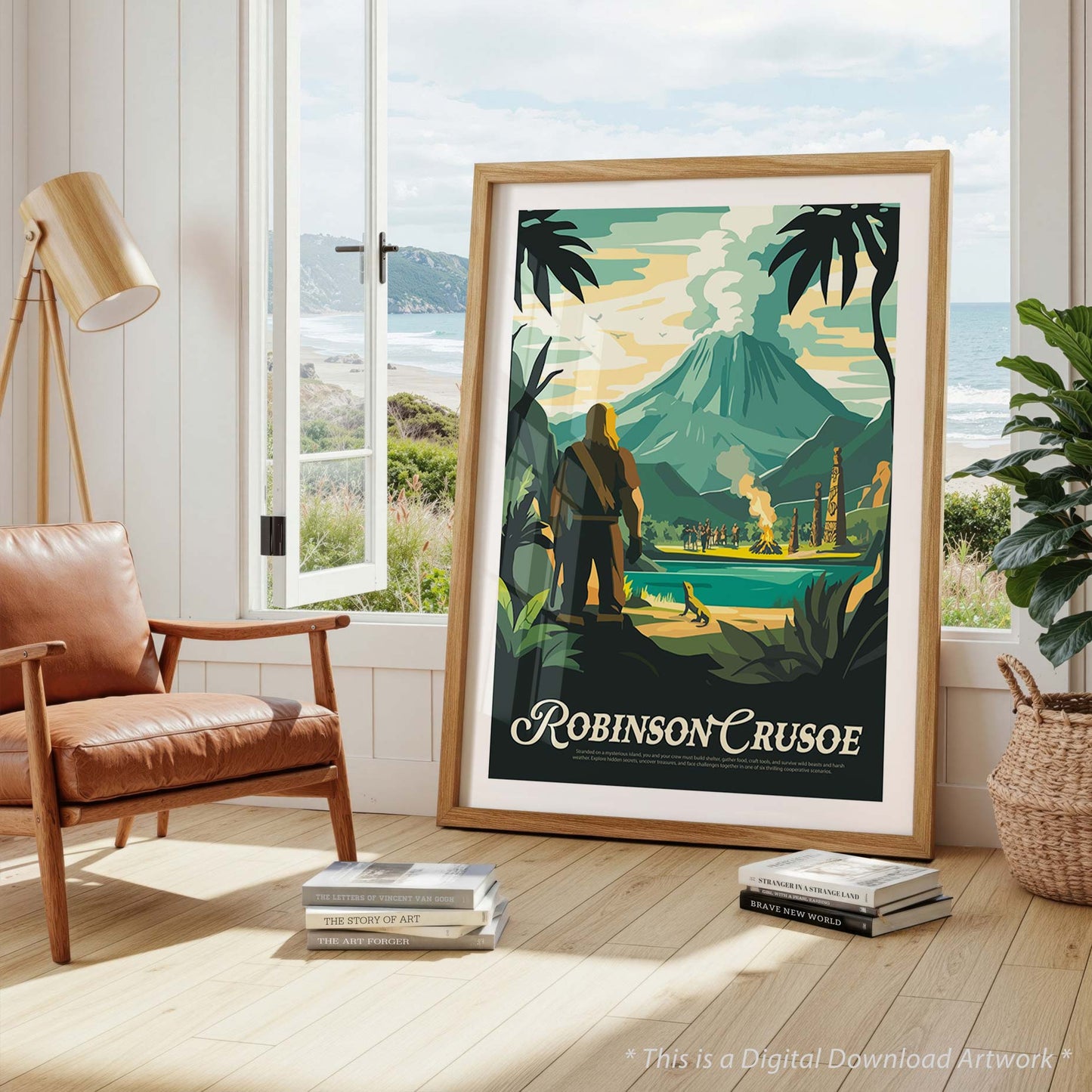 Robinson Crusoe - Unofficial Inspired Digital Art Download