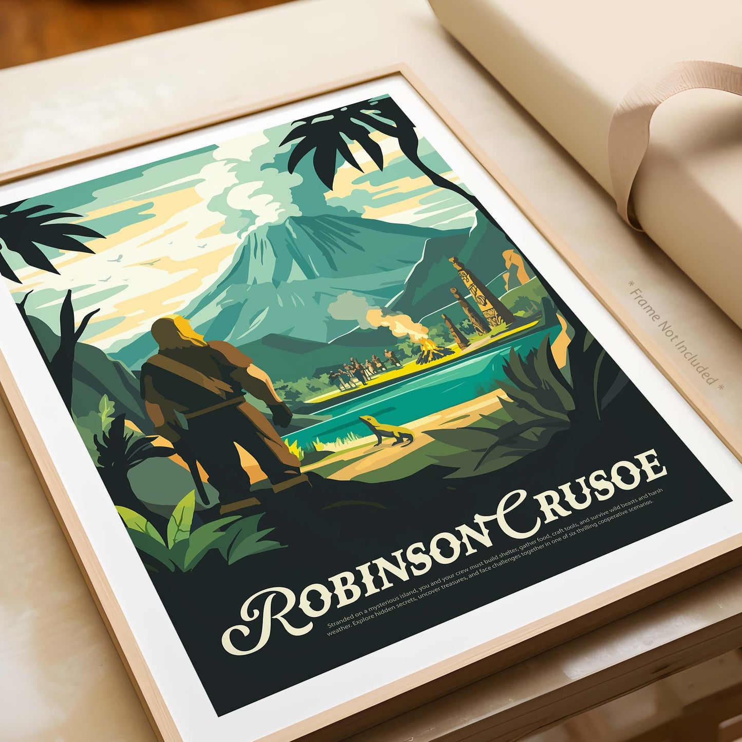 Robinson Crusoe - Unofficial Inspired Matte Poster