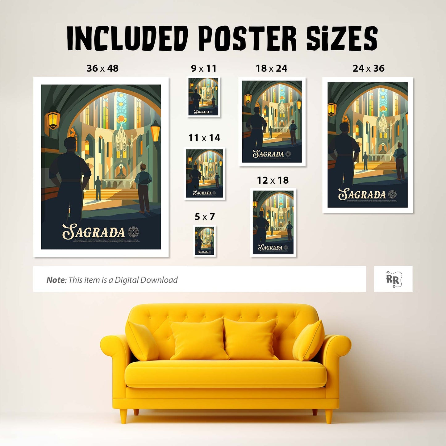 Sagrada - Inspired Digital Art Download