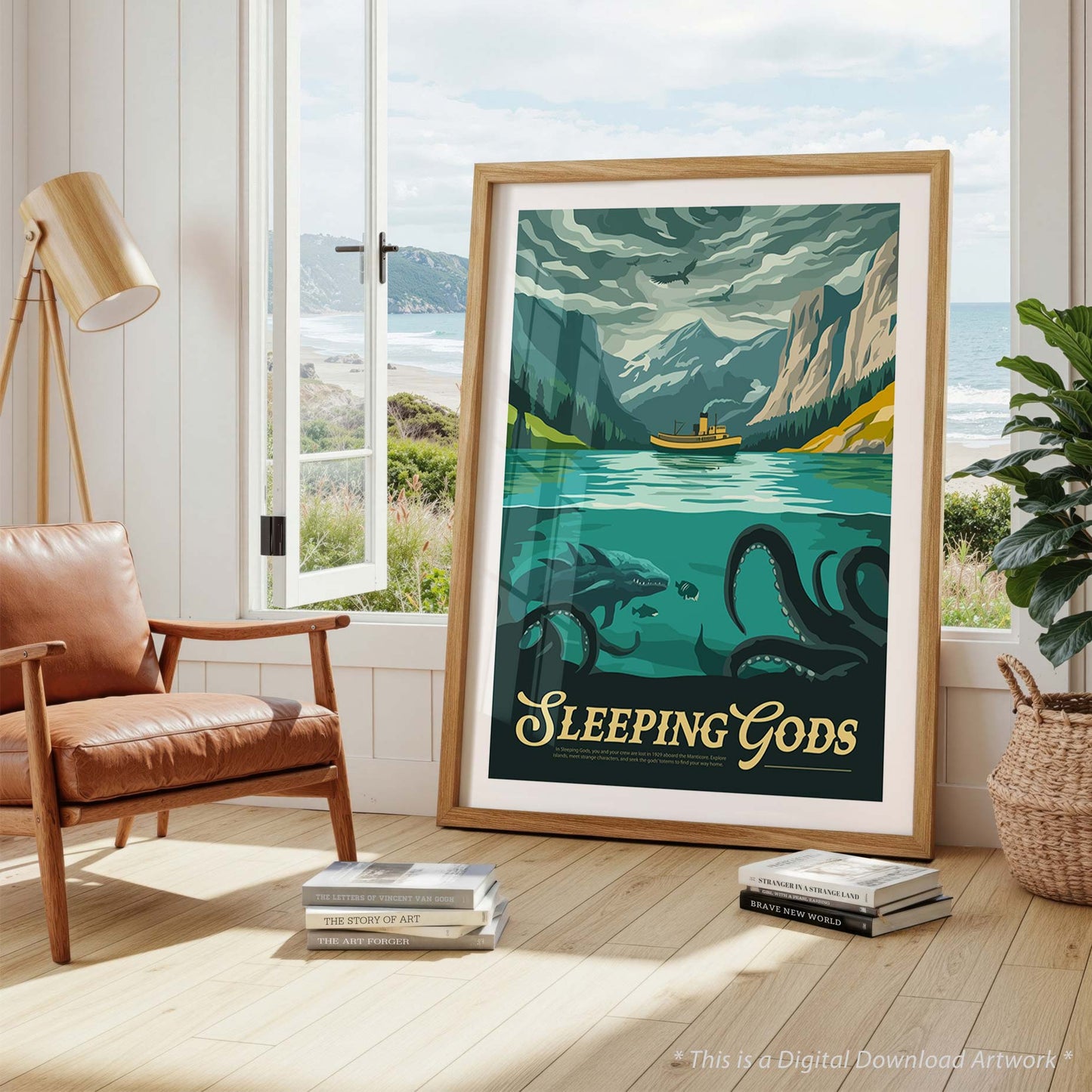 Sleeping Gods - Unofficial Inspired Digital Art Download