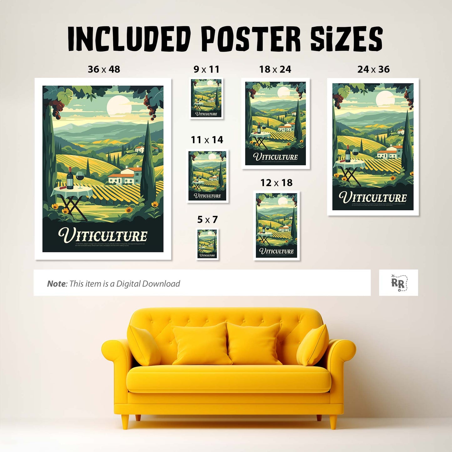 Viticulture - Inspired Digital Art Download