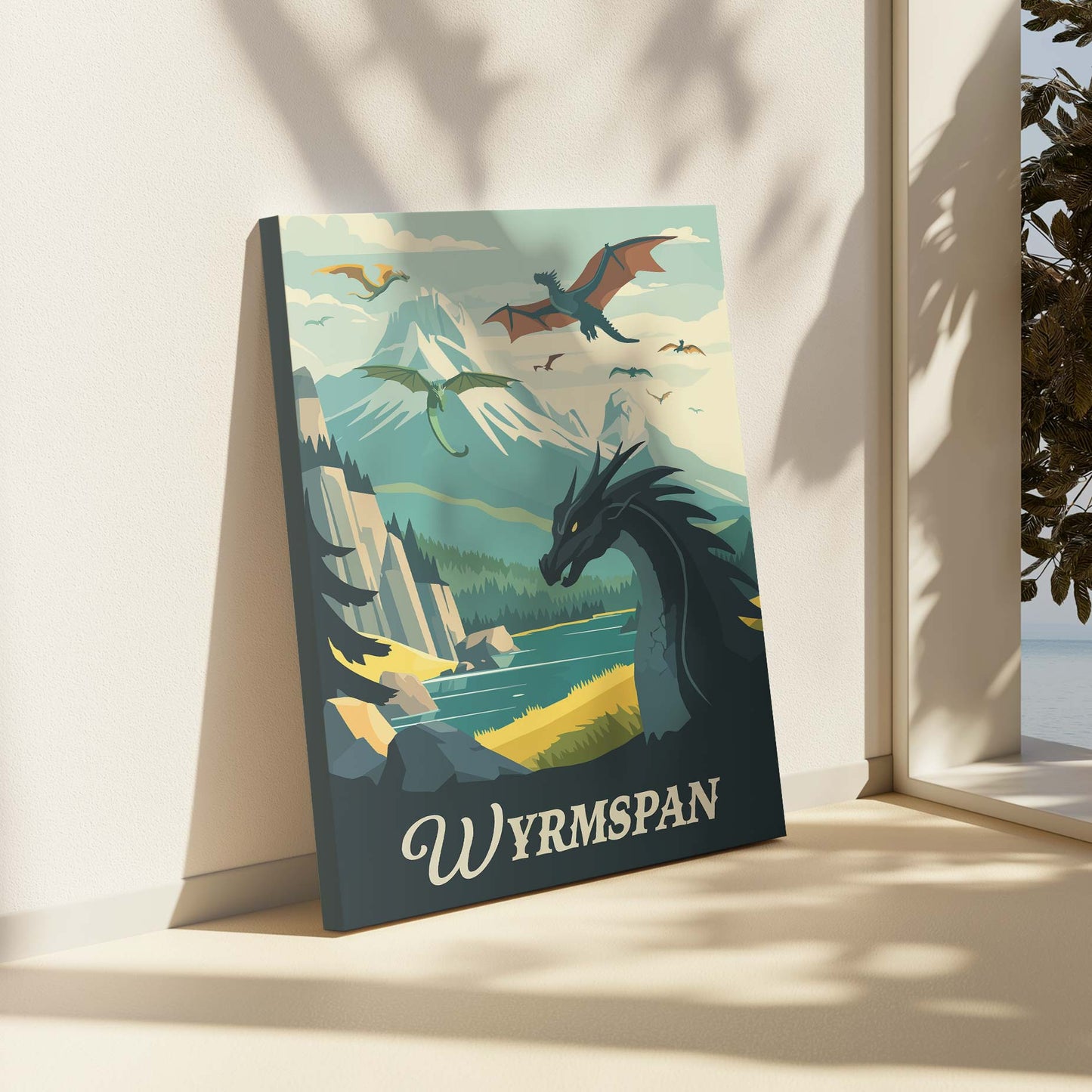 Wyrmspan - Inspired Canvas Art