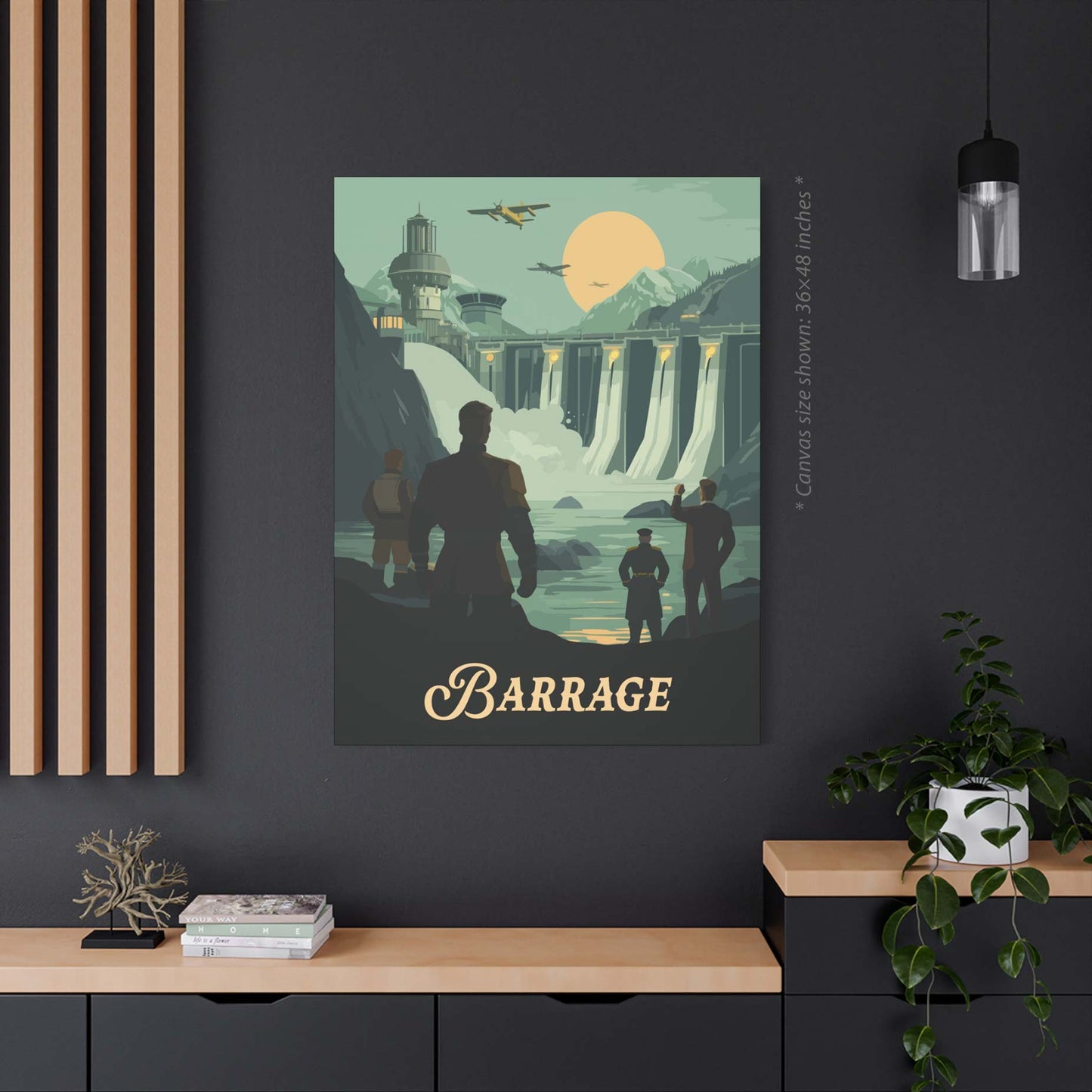 Barrage - Unofficial Inspired Canvas Art