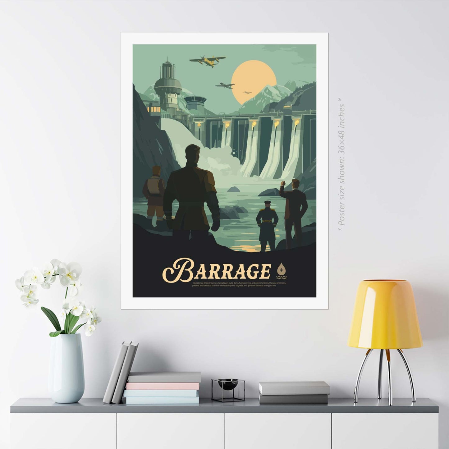 Barrage - Unofficial Inspired Matte Poster