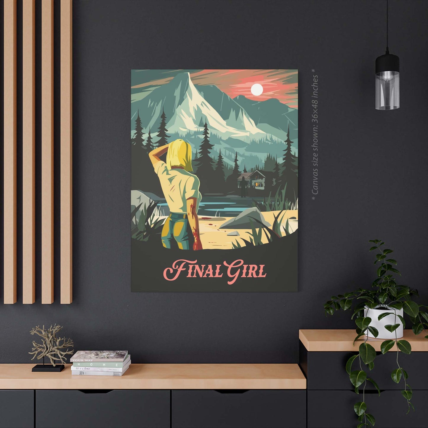 Final Girl - Unofficial Inspired Canvas Art