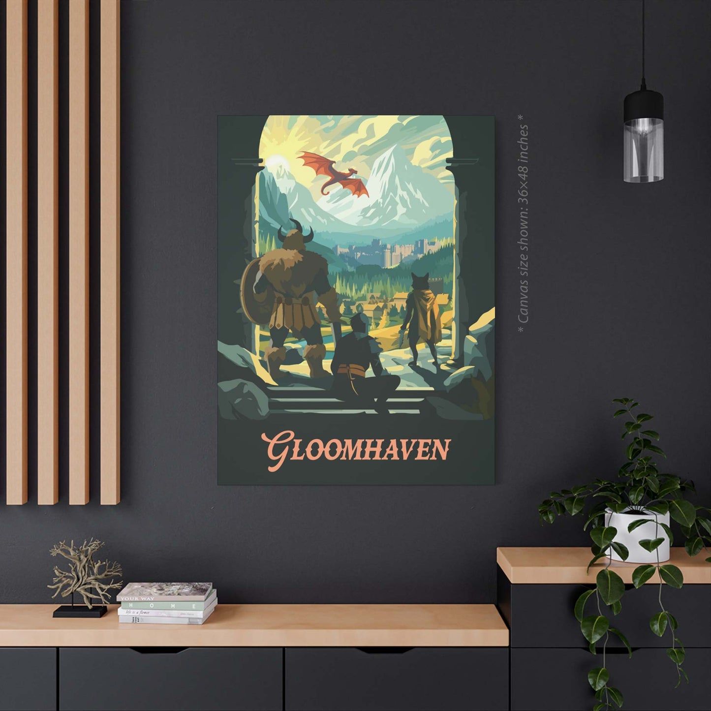 Gloomhaven - Unofficial Inspired Canvas Art