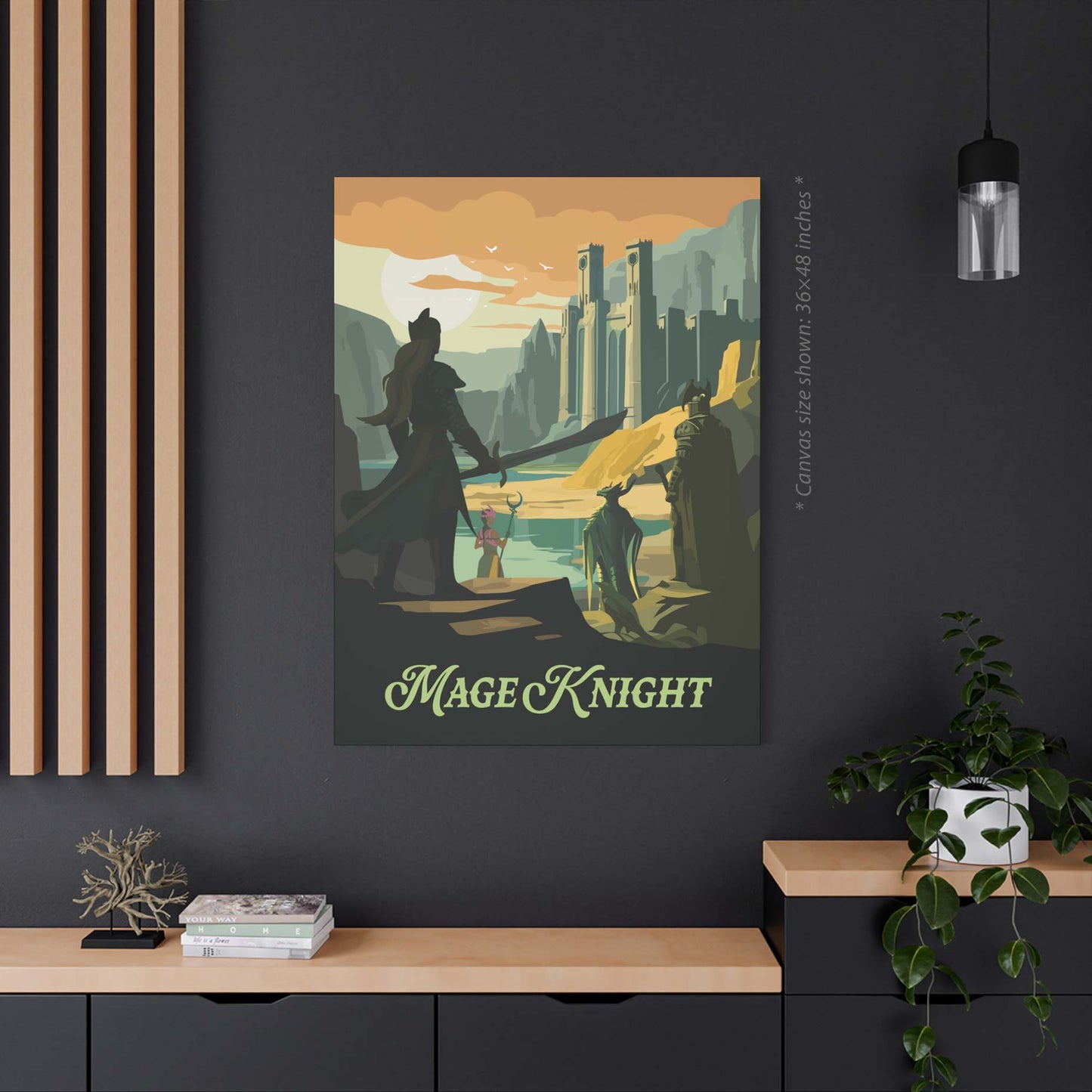 Mage Knight - Unofficial Inspired Canvas Art