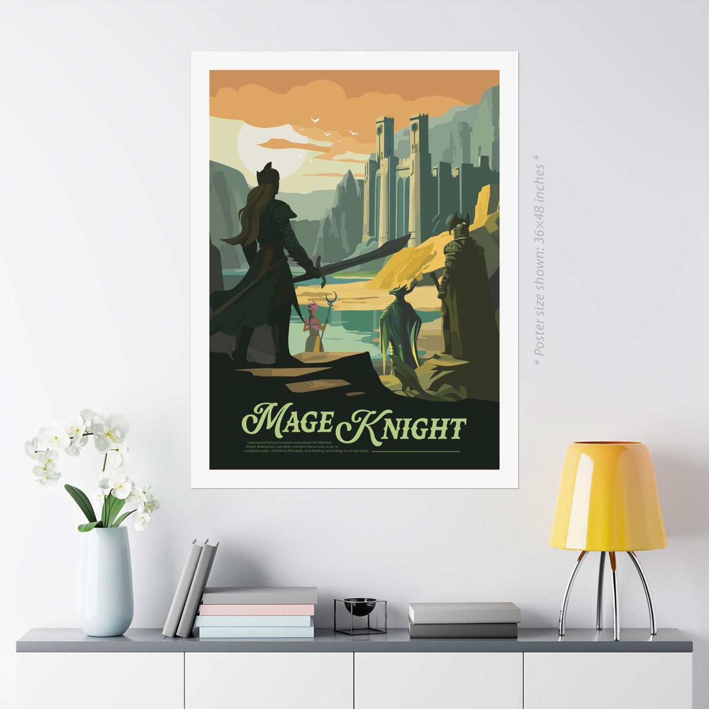 Mage Knight - Unofficial Inspired Matte Poster