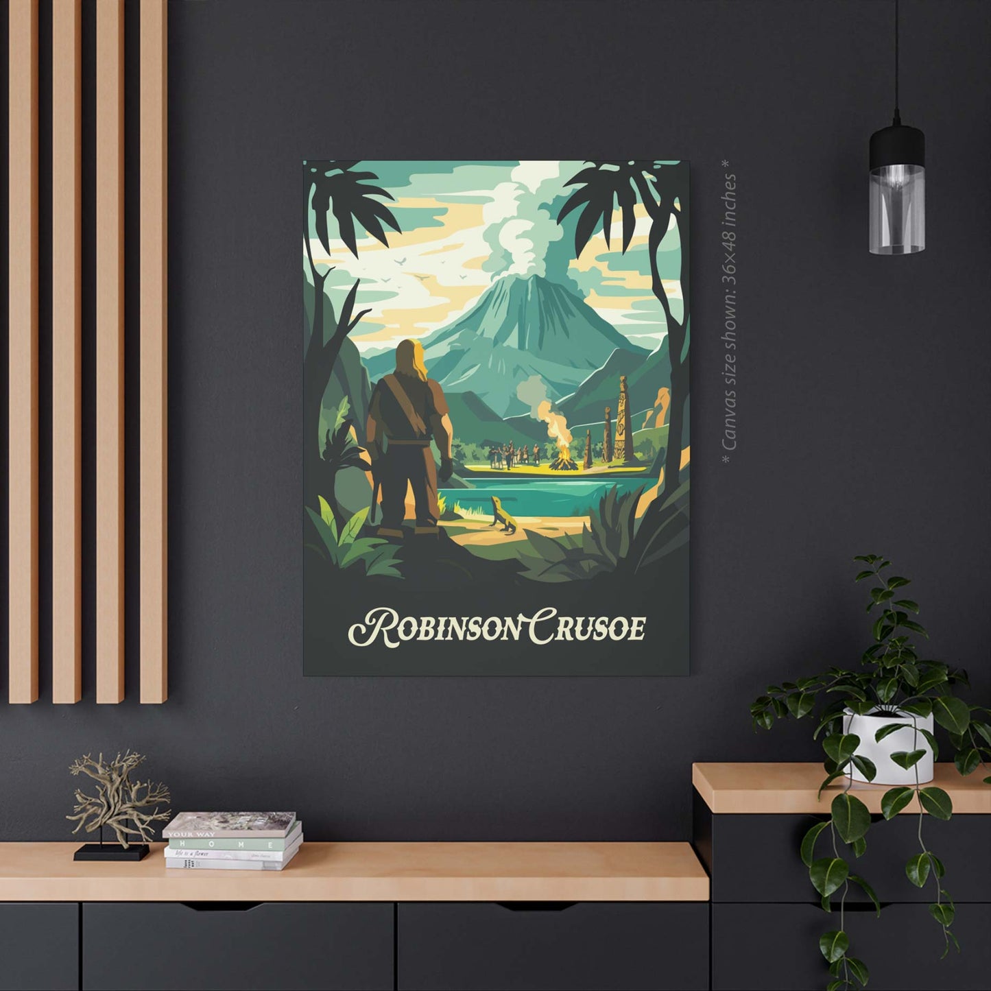 Robinson Crusoe - Unofficial Inspired Canvas Art