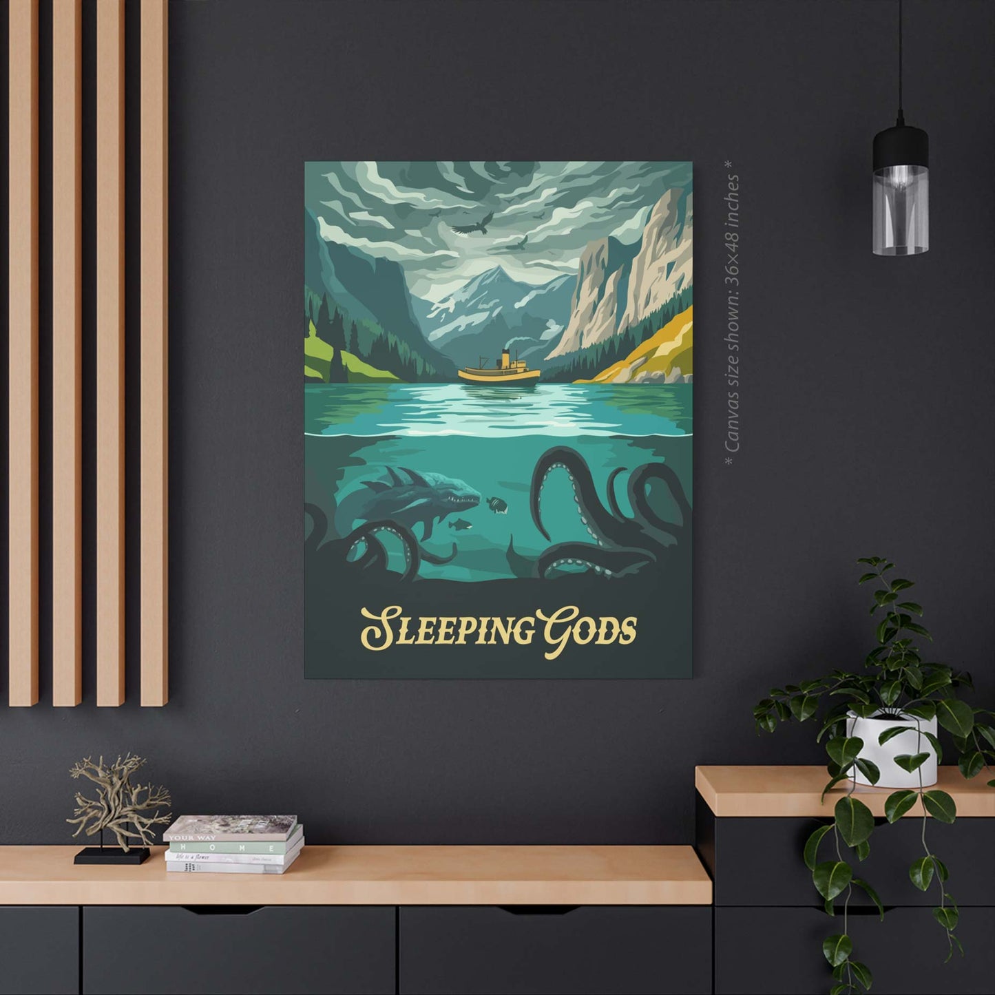 Sleeping Gods - Unofficial Inspired Canvas Art
