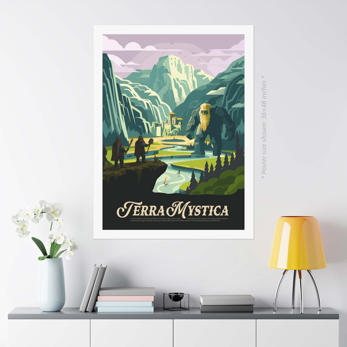 Terra Mystica - Inspired Matte Poster