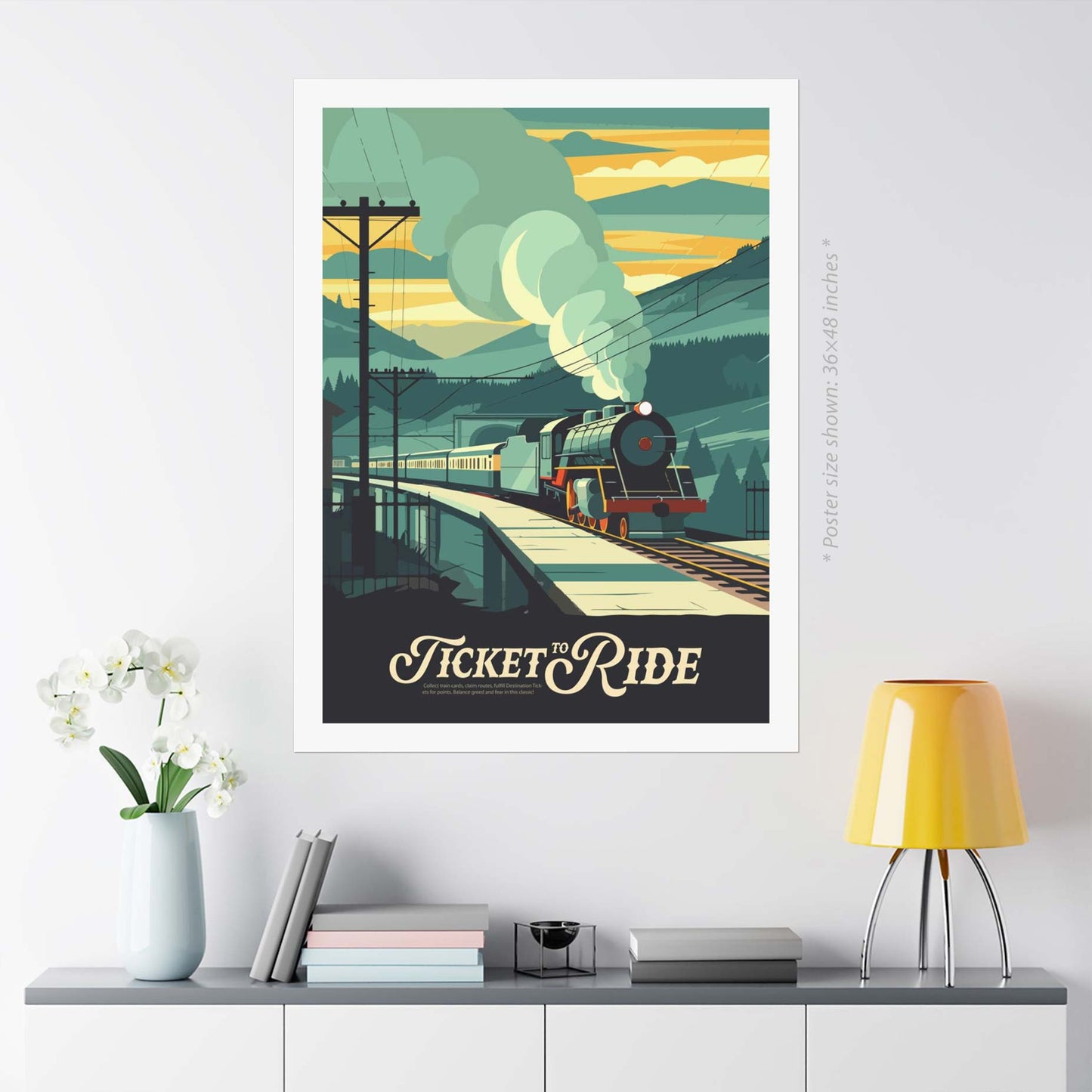 Ticket to Ride - Inspired Matte Poster