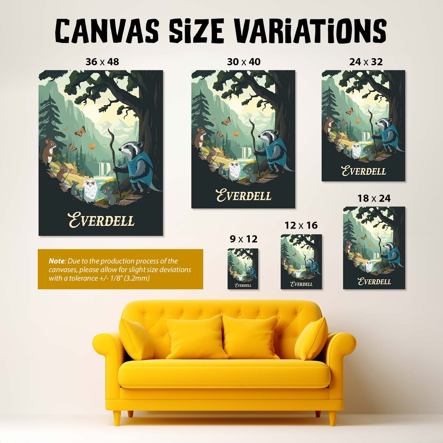 Everdell - Inspired Canvas Art