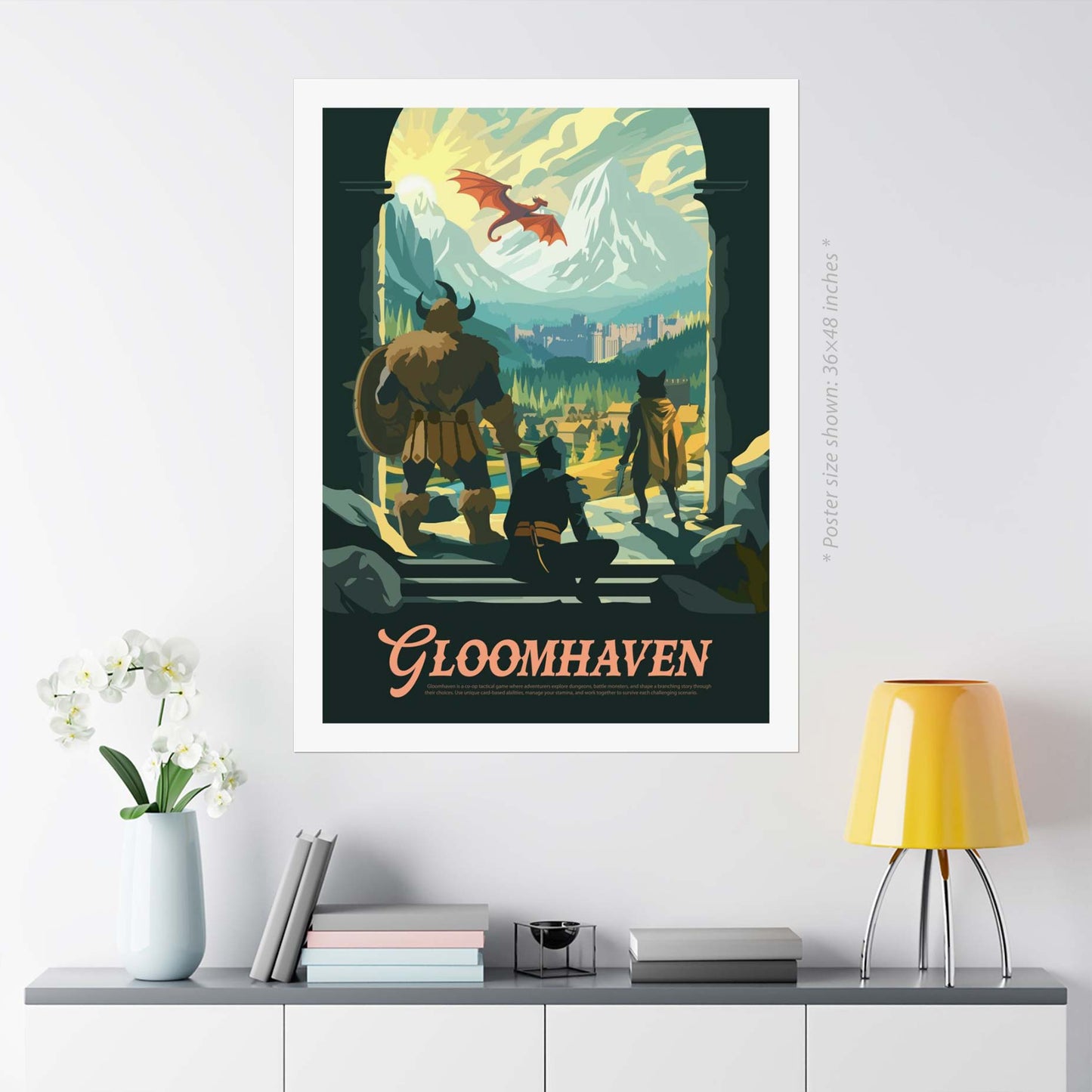 Gloomhaven - Unofficial Inspired Matte Poster