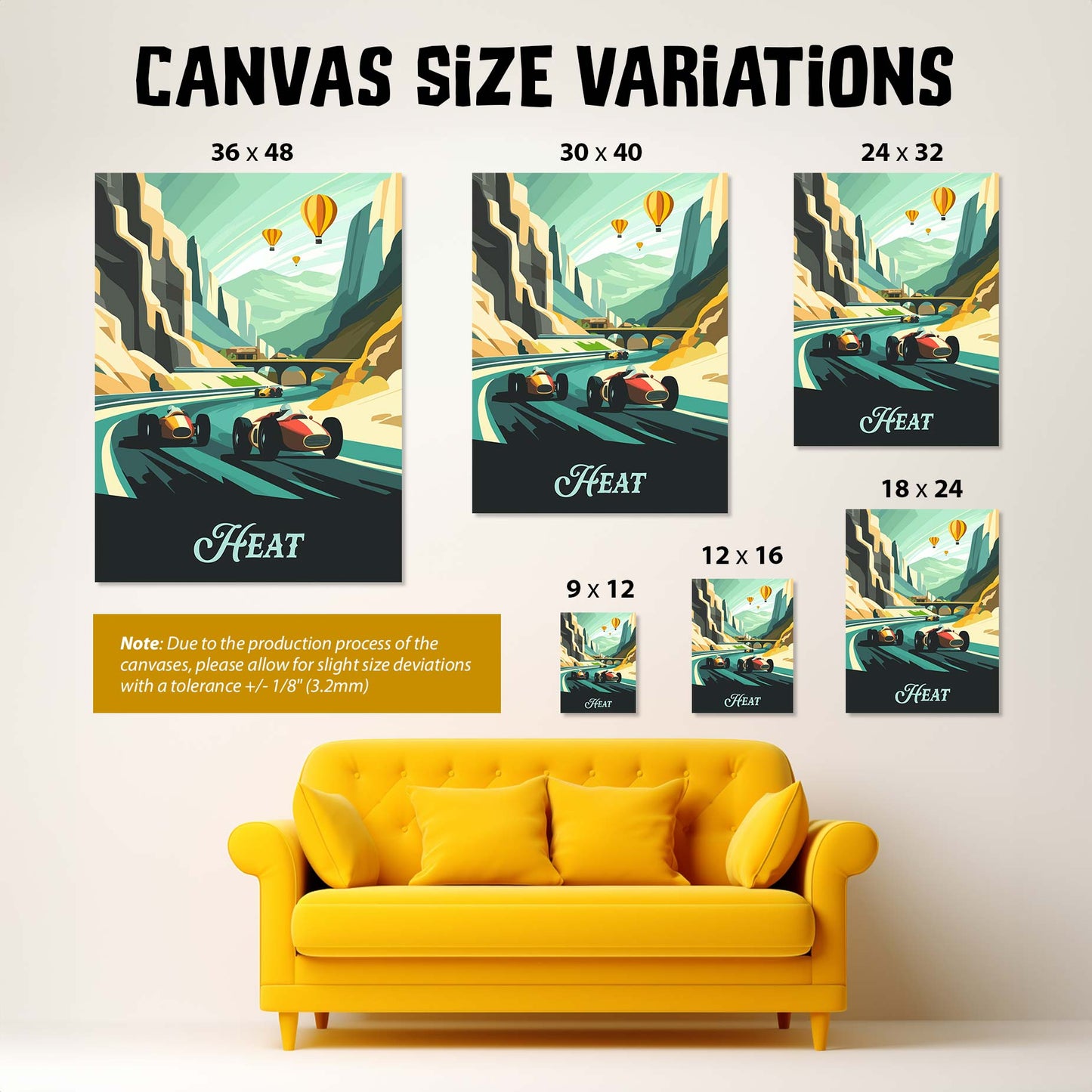 Heat - Inspired Canvas Art