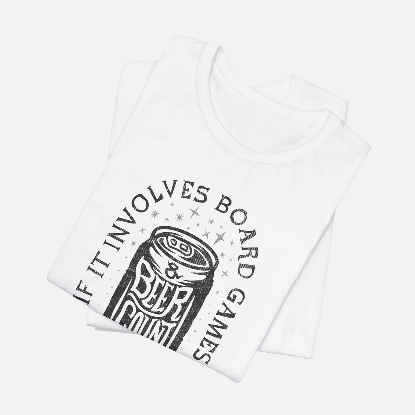 If It Involves Board Games and Beer Count Me In - Captain Unisex Tee