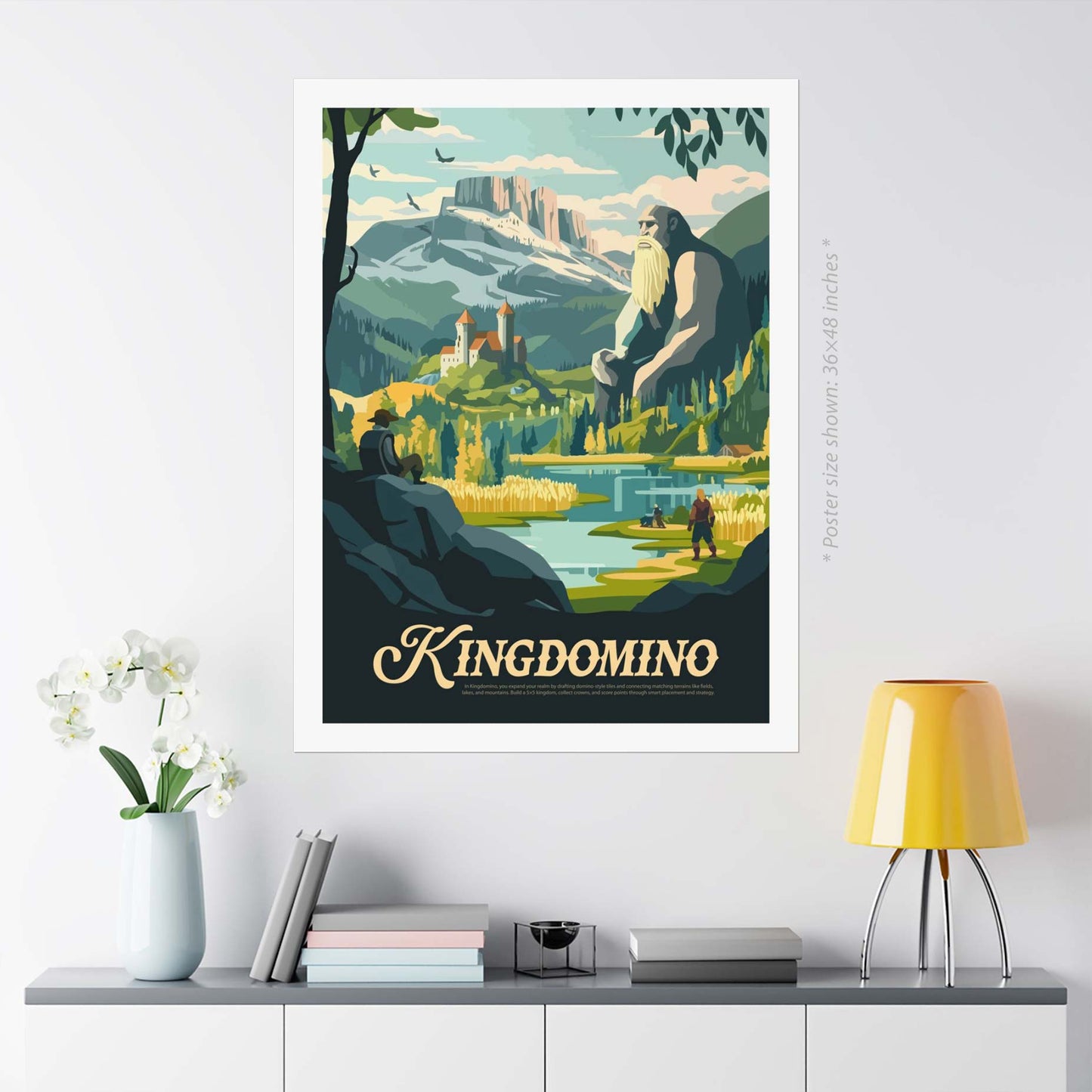 Kingdomino - Unofficial Inspired Matte Poster