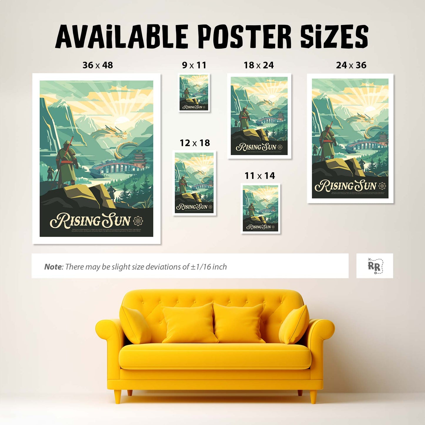Rising Sun - Inspired Matte Poster