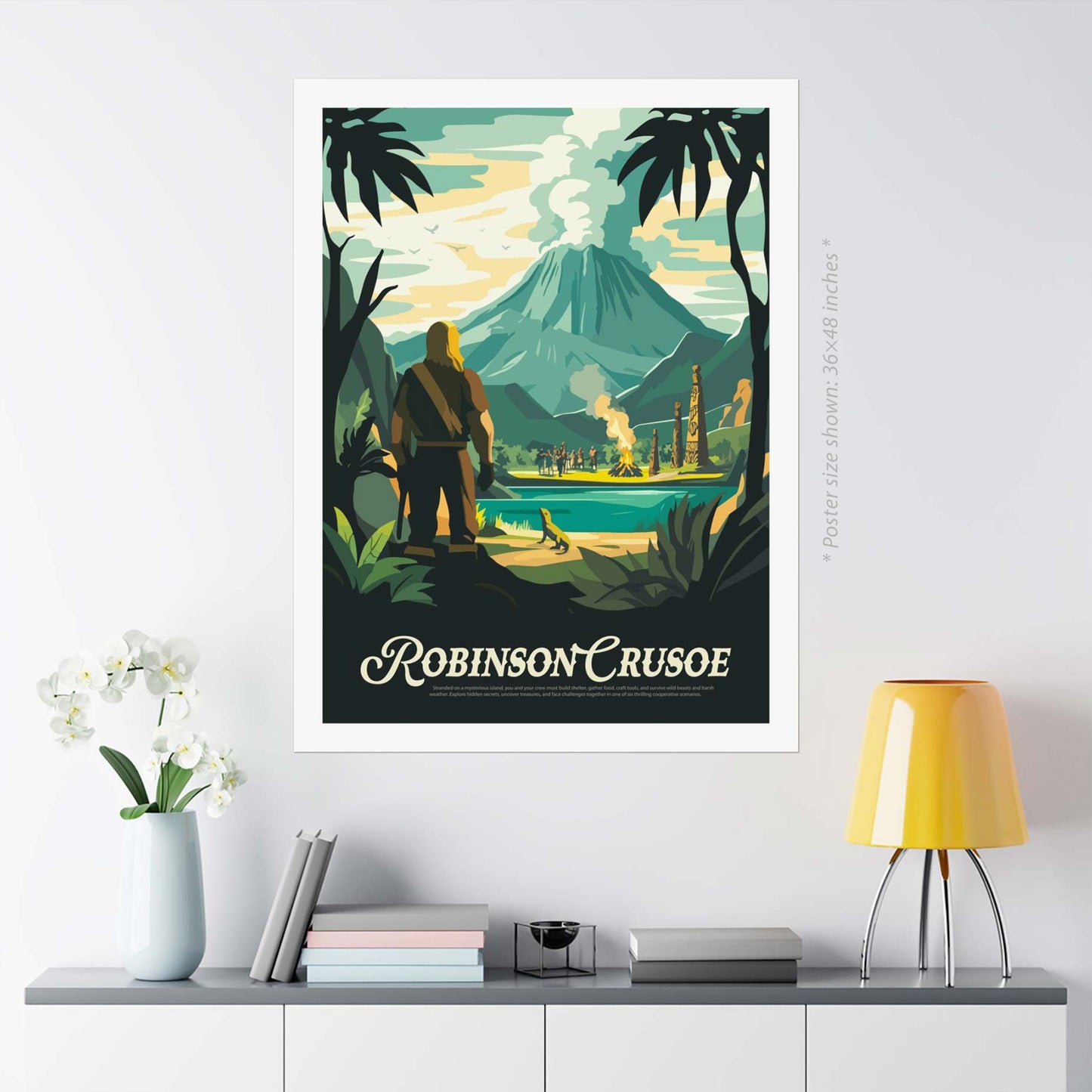 Robinson Crusoe - Unofficial Inspired Matte Poster