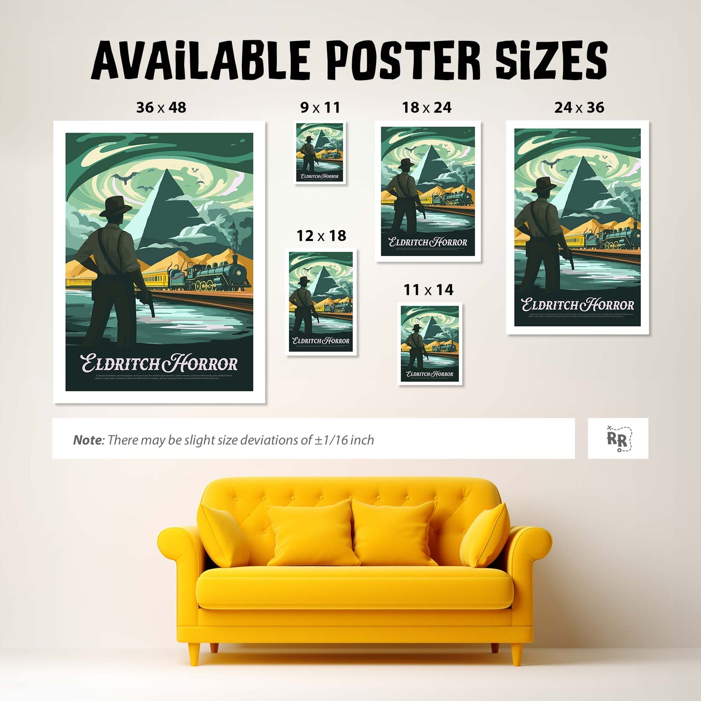 Eldritch Horror - Unofficial Inspired Matte Poster