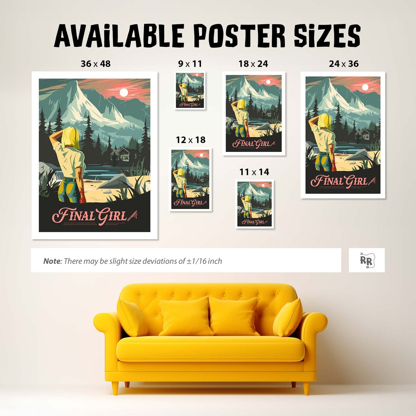 Final Girl - Unofficial Inspired Matte Poster