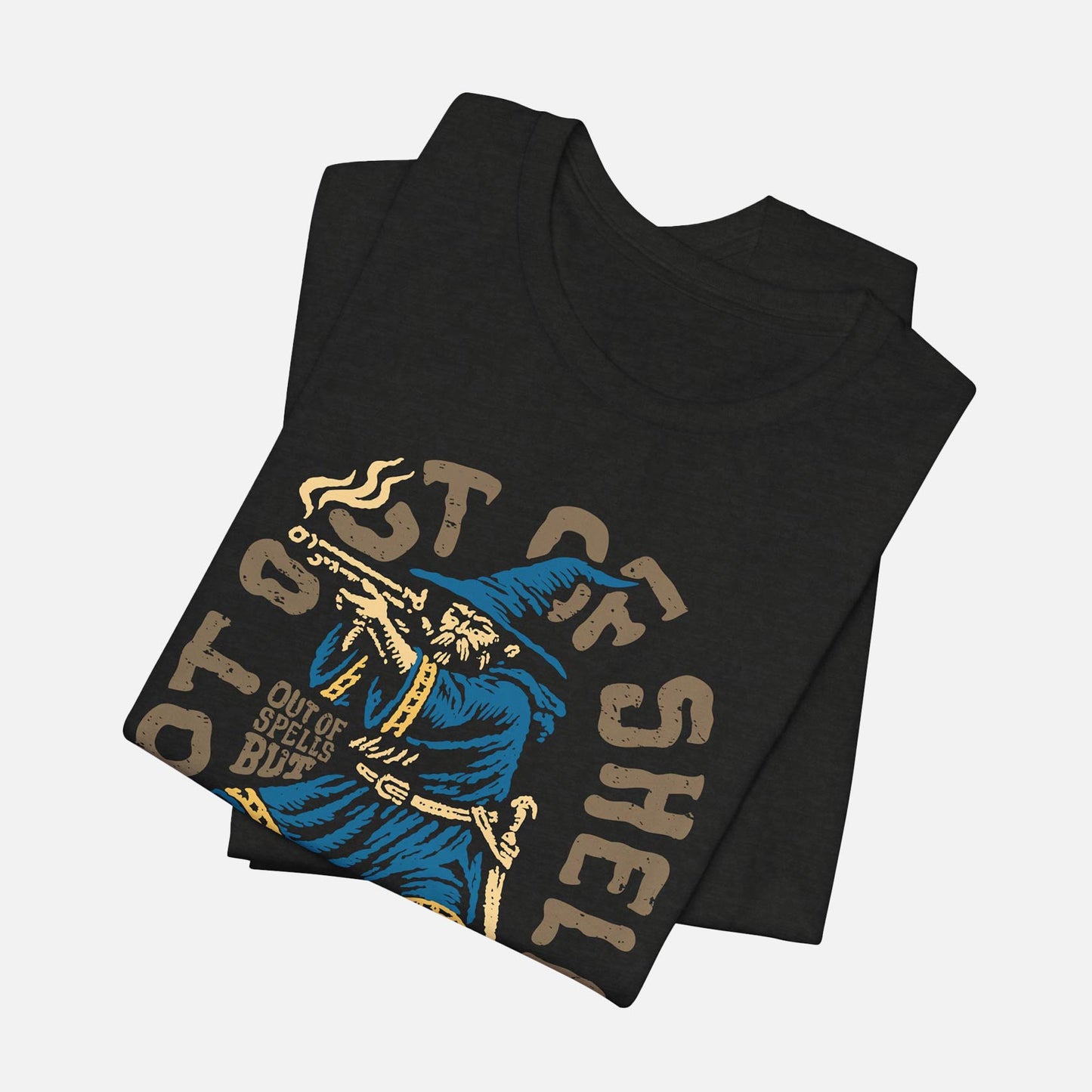 Out of Spells Not Out of Shells Unisex Tee