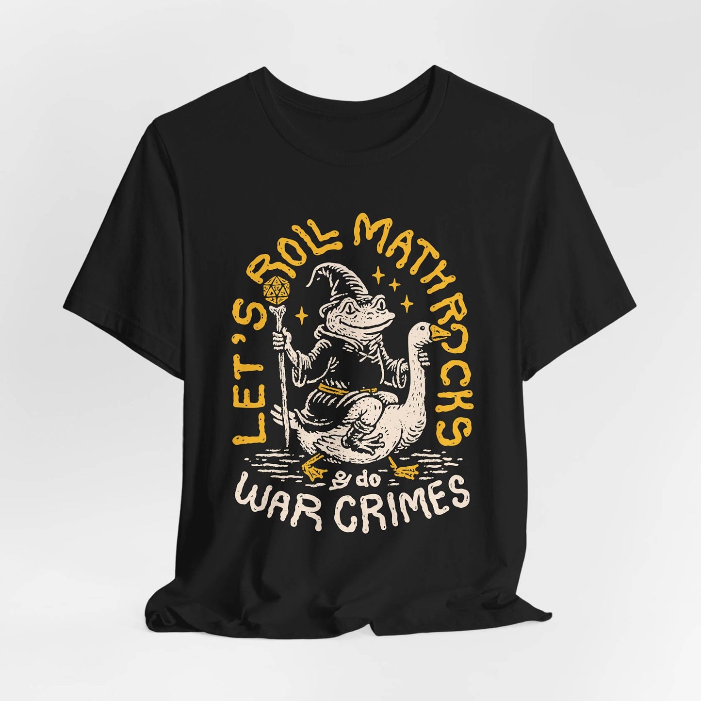 Let’s Roll Math Rocks & Do War Crimes Unisex Tee