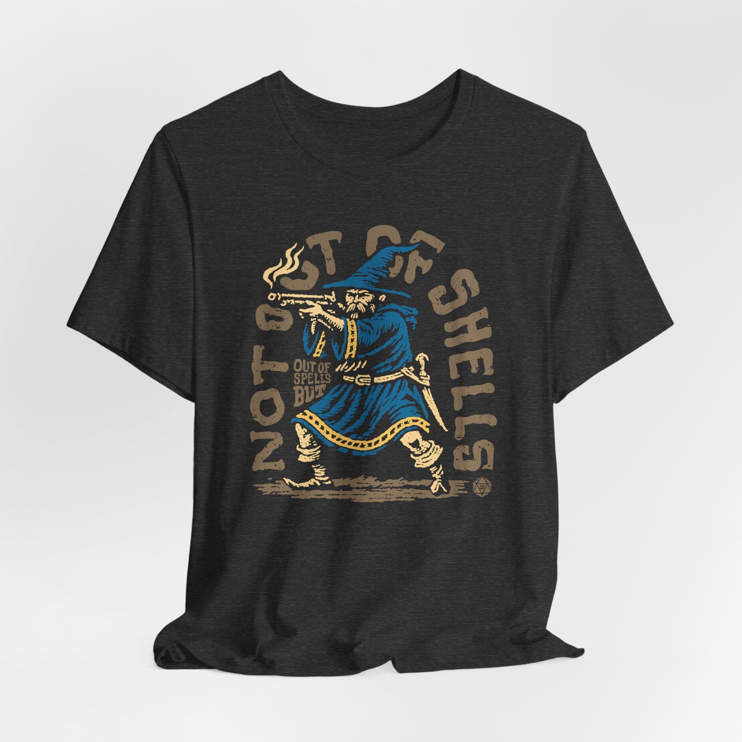 Out of Spells Not Out of Shells Unisex Tee