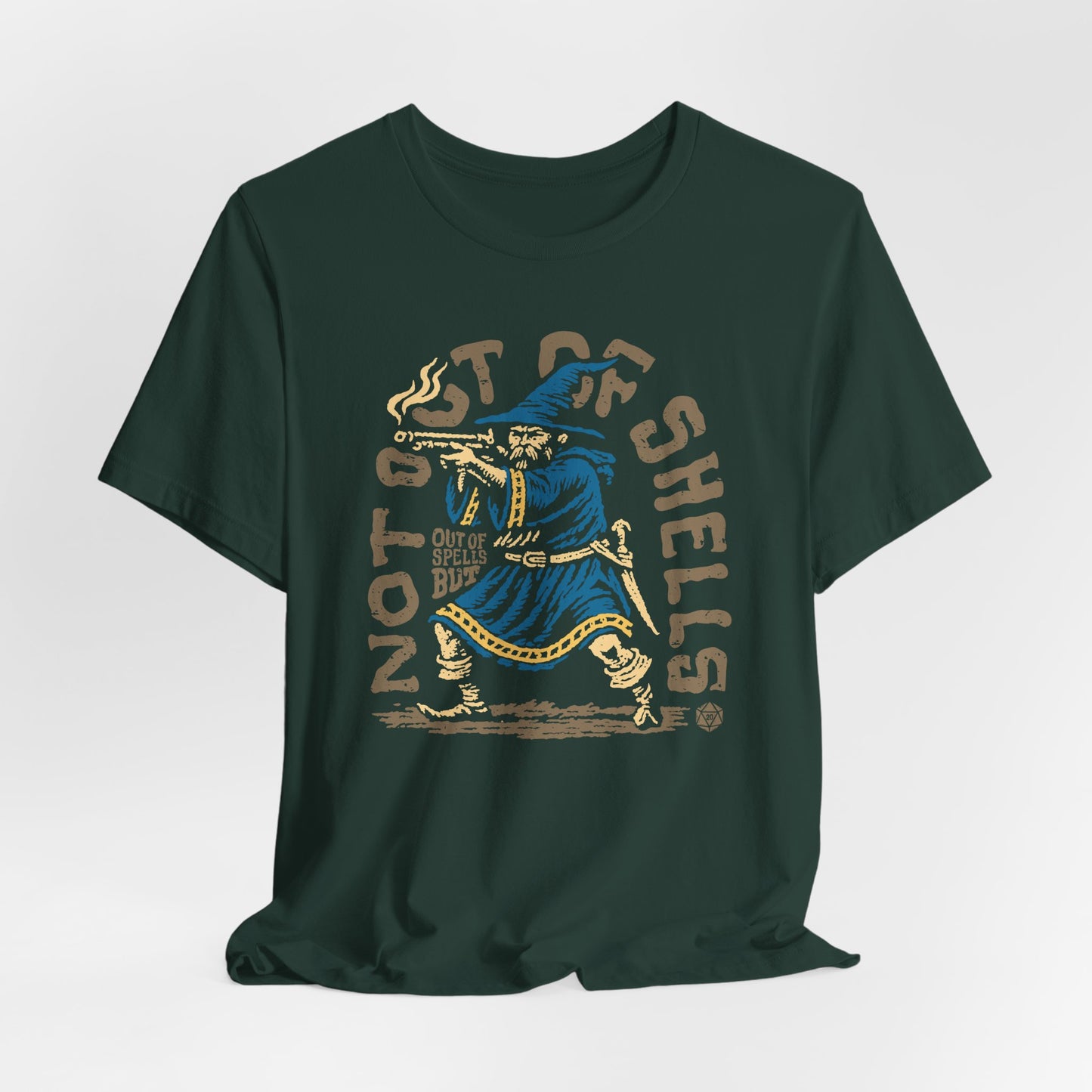 Out of Spells Not Out of Shells Unisex Tee
